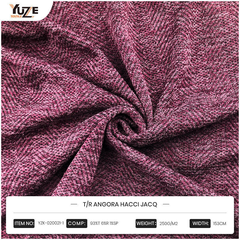 YZK-020021-1 T/R ANGORA HACCI JACQ