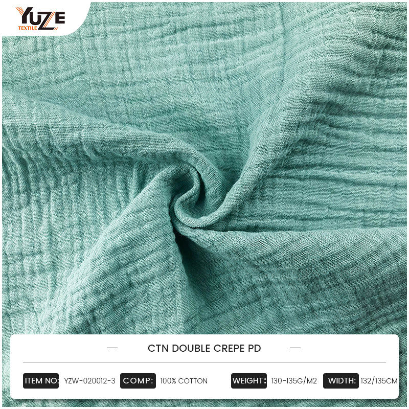 ¿Cómo YZW-020012-3 Double Crepe PD Fabric Balance Comfort Experience y rendimiento visual?